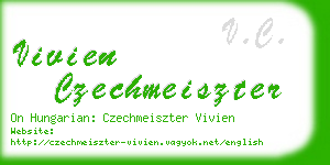 vivien czechmeiszter business card